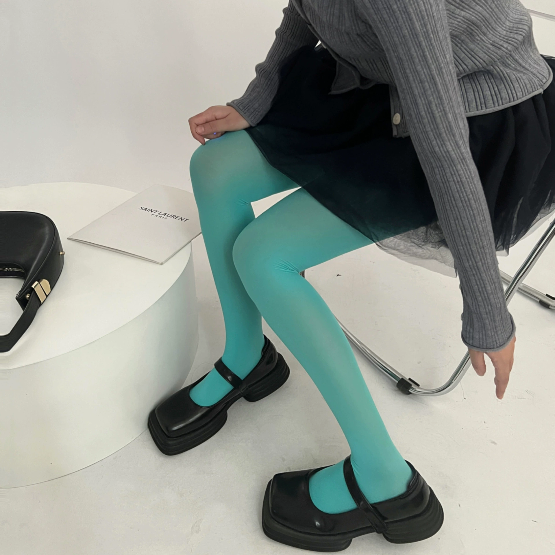 Velvet swan, base tights, universal socks