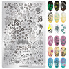 Quality DIY printing steel plate zjoy-pius version of the nail printing template 1-100 pattern