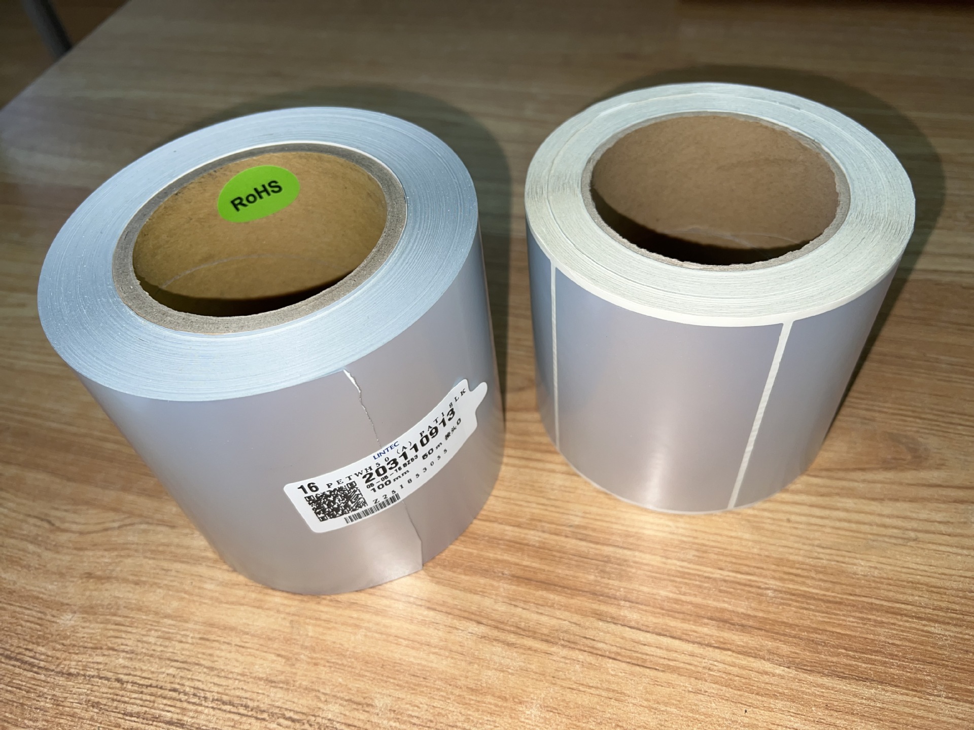 盐城FASSON聚酯标签152*180mm单排R21拼,K线-印刷模切覆膜标签