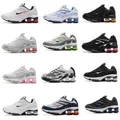 2025 new Putian cross-border cushioning breathable pillar Shox air cushion sneaker men's and women's Ride2 running shoes