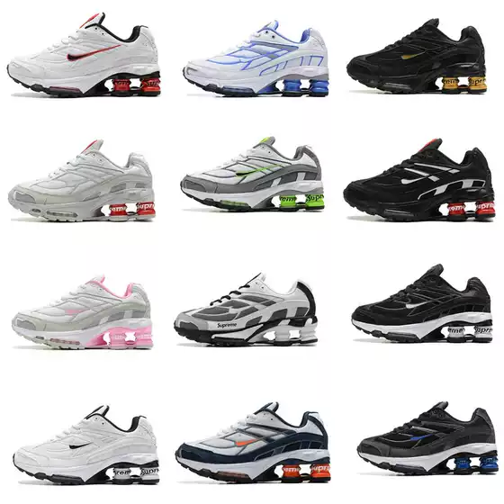 2025 new Putian cross-border cushioning breathable pillar Shox air cushion sneaker men's and women's Ride2 running shoes