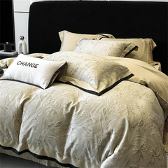 親膚舒適100支天絲棉印花床上四件套高端大氣上檔次四季通用床品