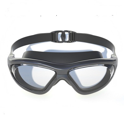 Män och kvinnor närsynthet simglasögon mode stor ram HD anti-fog silikon simglasögon_voghion.com