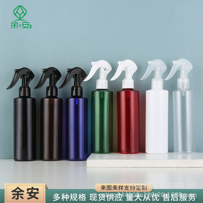 厂家供应250ml平肩小老鼠喷雾瓶手扣式清洁消毒水喷瓶面部保湿喷瓶