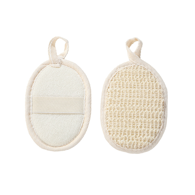 Hogar lufa de cáñamo algodón y lino Toalla de baño de yute Toalla de baño de limpieza Sisal suministros de baño Toalla de lavado de cara