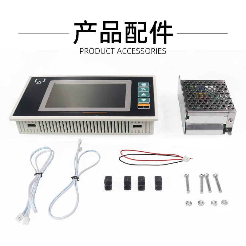 AC 220V димируемая световая диммер 4.3 дюйма LCD 10-канальный контроль освещения плавный запуск и остановка управление кольцевой 0-10В