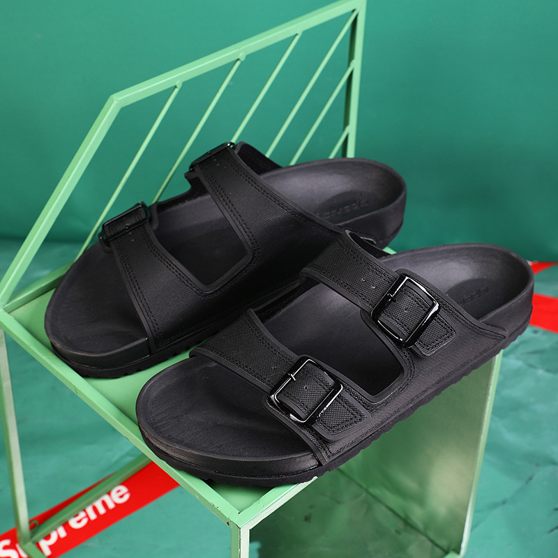 Verano nuevo estilo playa ropa exterior sandalias y pantuflas para hombres personalidad de moda para hombres sandalias de pareja coreana al aire libre de todo fósforo