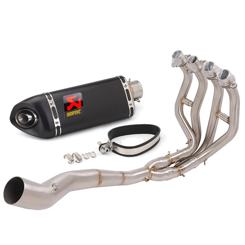 Suitable for NINJA ZX-25R motorcycle sports car exhaust pipe front section and tail section modification exhaust pipe system ZX25R