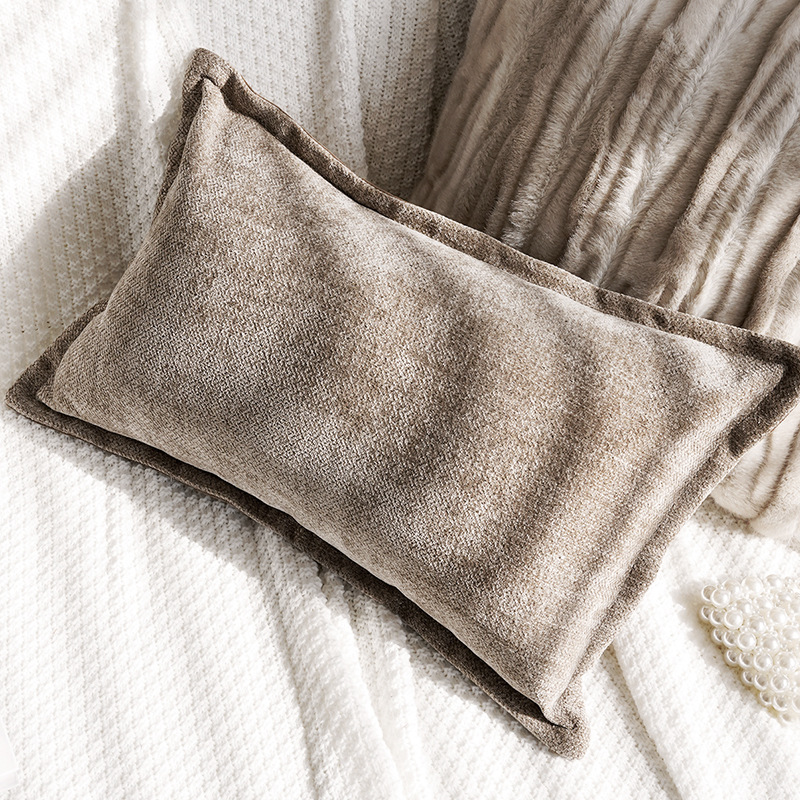 Cream-wind lujoso hogar sofá almohada cubierta de almohada asiento de alto nivel cama ventana flotante respaldo almohada almohada cubierta