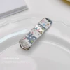 2#wave dot square hair clip
