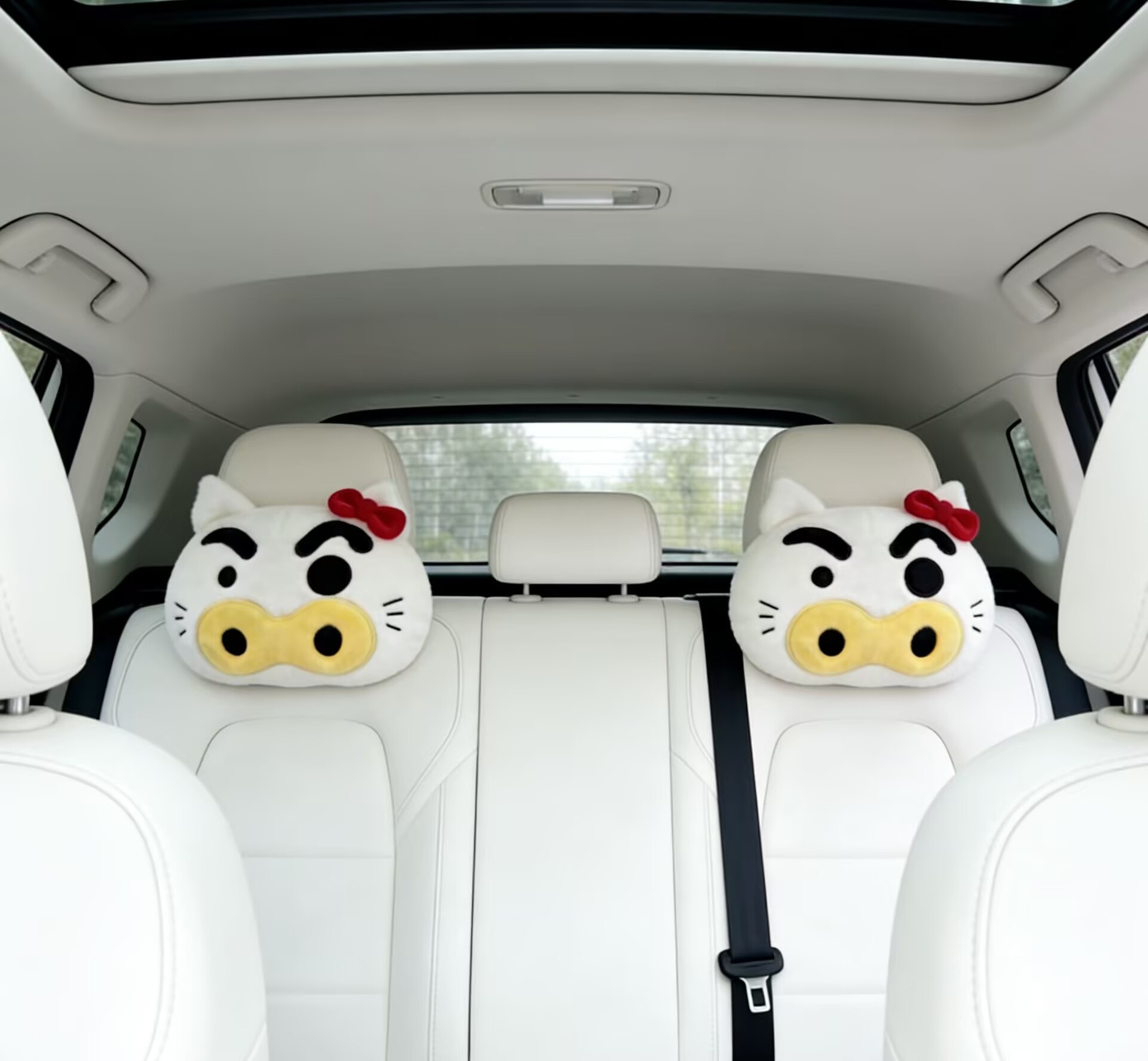 Crayon Shin-Chan Chubby Zaemon Car Headrest Neck Pillow Cushion Car Seat Crayon Shin-Chan Car Headrest