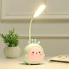 Creative cartoon cute LED night light for elementary school students for bedroom, folding reading, table lamp, new collection, eyes protection