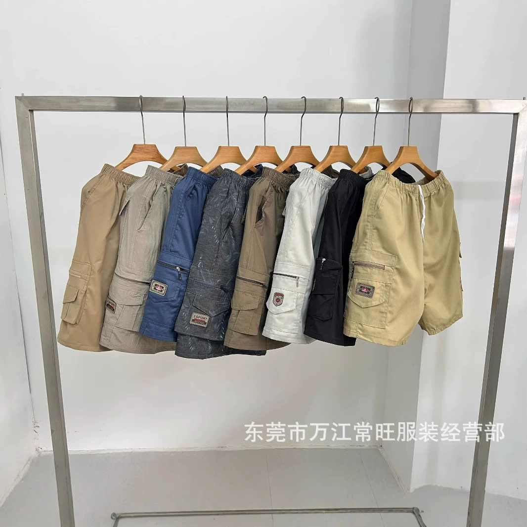 Сельский ночной рынок ловит дешевые отцовские шорты летние люди большие размеры папы повседневные брюки мужские брюки среднего и пожилого возраста