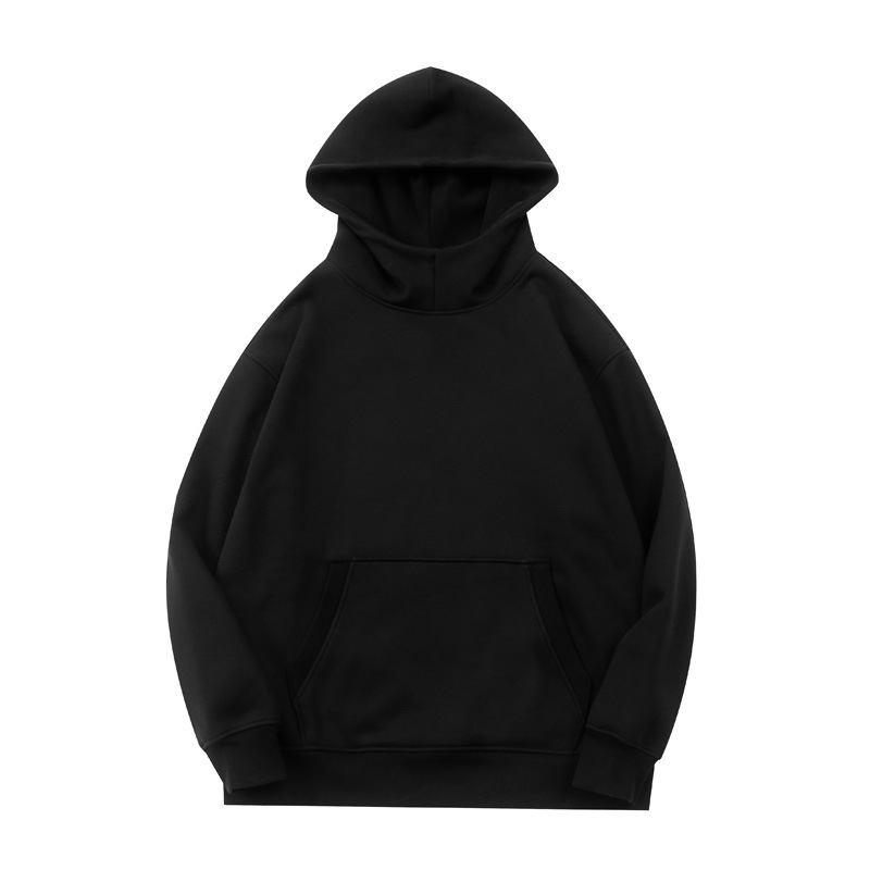 Heavyweight 420GSM Japanese Streetwear Hoodie - Drop Shoulder High Neck Pullover For Men_viptrois.com