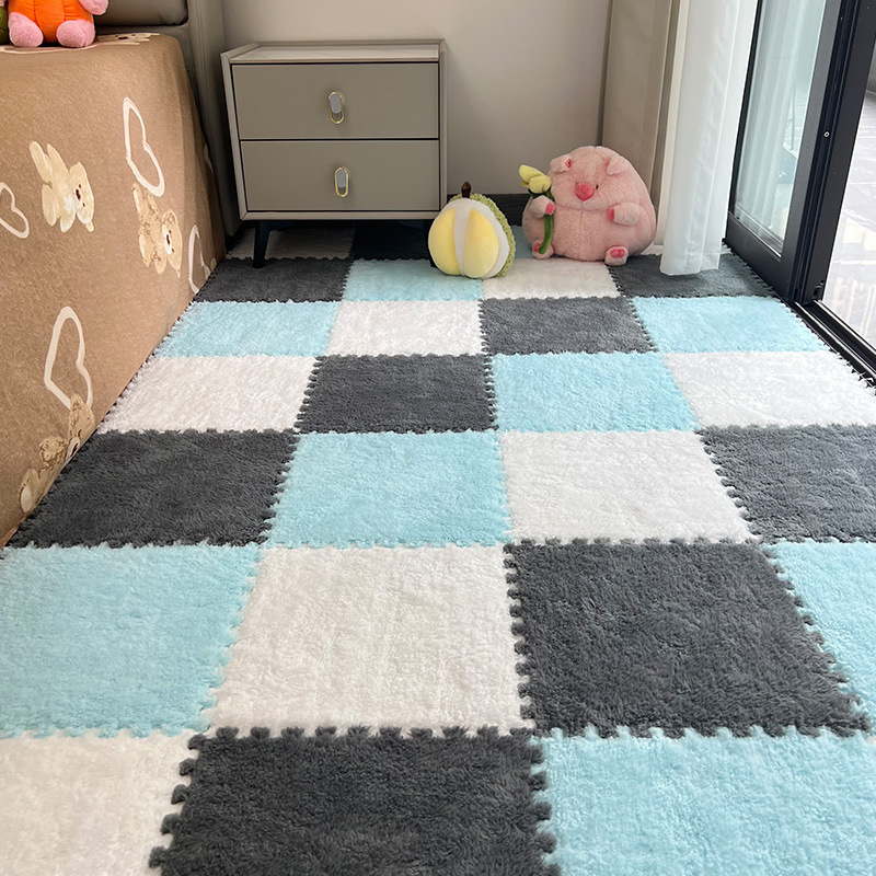 豪華なカーペット、寝室の部屋、ベッドサイドブランケット、子供用ハイハイスプライシングフロアマット、バルコニー出窓マット、カット可能|undefined