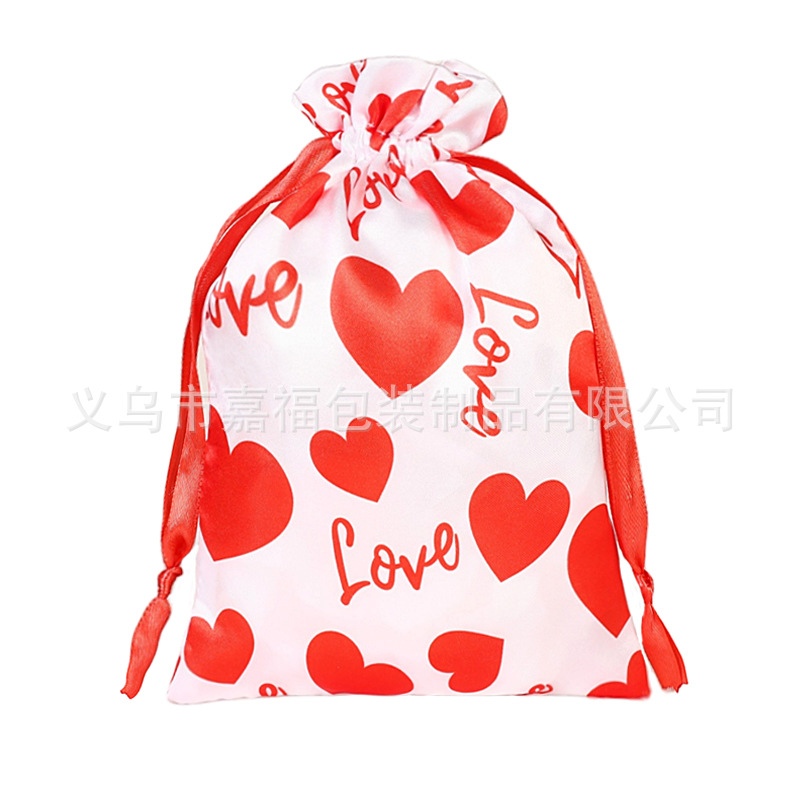 빨간색 10*15cm, 사용자 정의 가능, 새틴 천