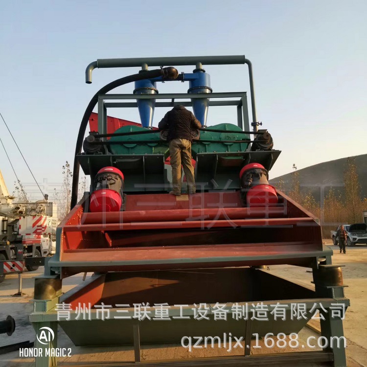 潍坊青州三联重工风化砂细沙回收机（300/方污水）350x2旋流器