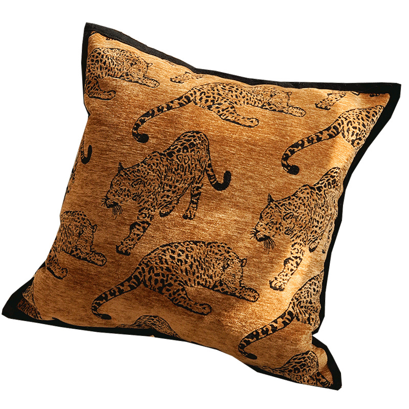 ins nórdico francés lujo negro y blanco retro almohada sofá sala de estar superior almohada cojín cabezal de cama respaldo