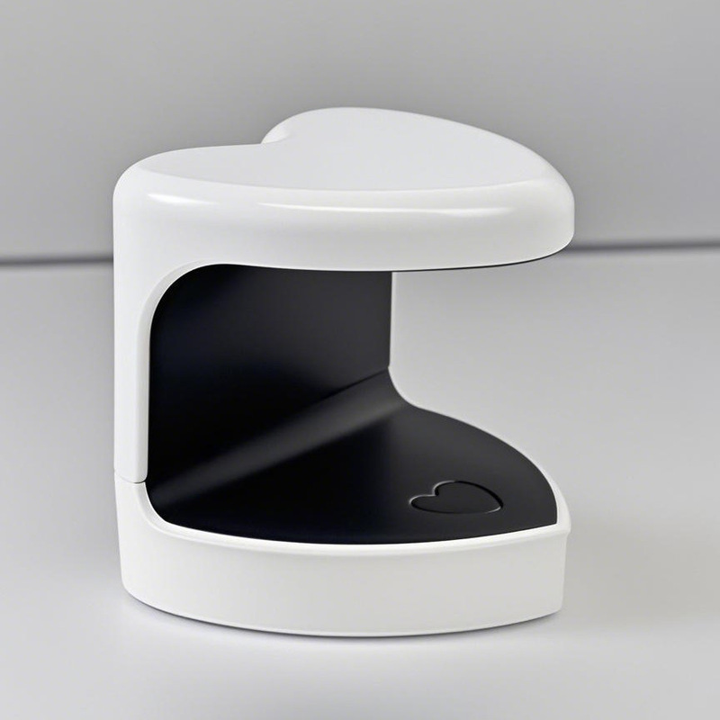 クロスボーダー新型miniネイル光線治療灯ハート型蓄電USB爪焼き灯自動誘導黒手灯|undefined