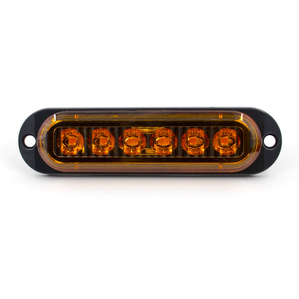 Шестидюймовые LED-фары для грузовика, задние фонари грузовика, боковые предупреждающие сигнальные огни шириной 10-30В, сигнальные огни ширины прицепа
