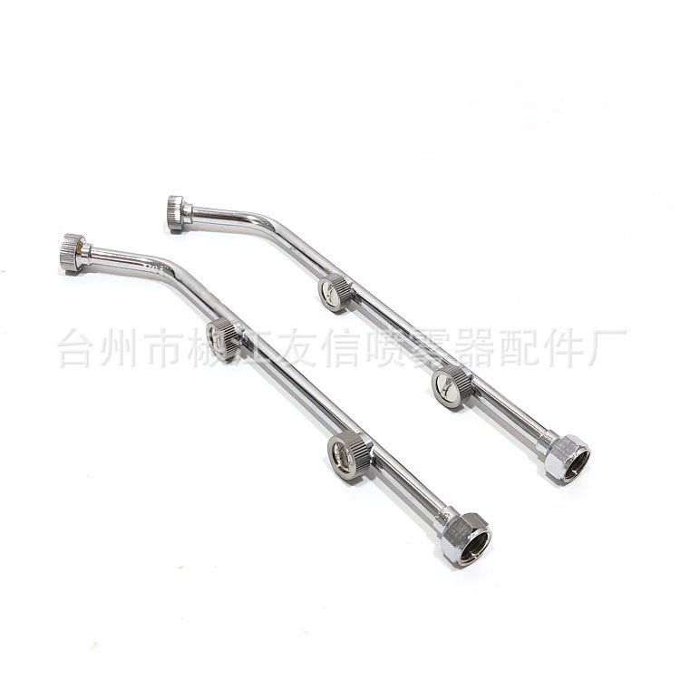 喷雾器喷头 农用喷雾器铜喷头 三喷头 打药机配件不锈钢喷头15