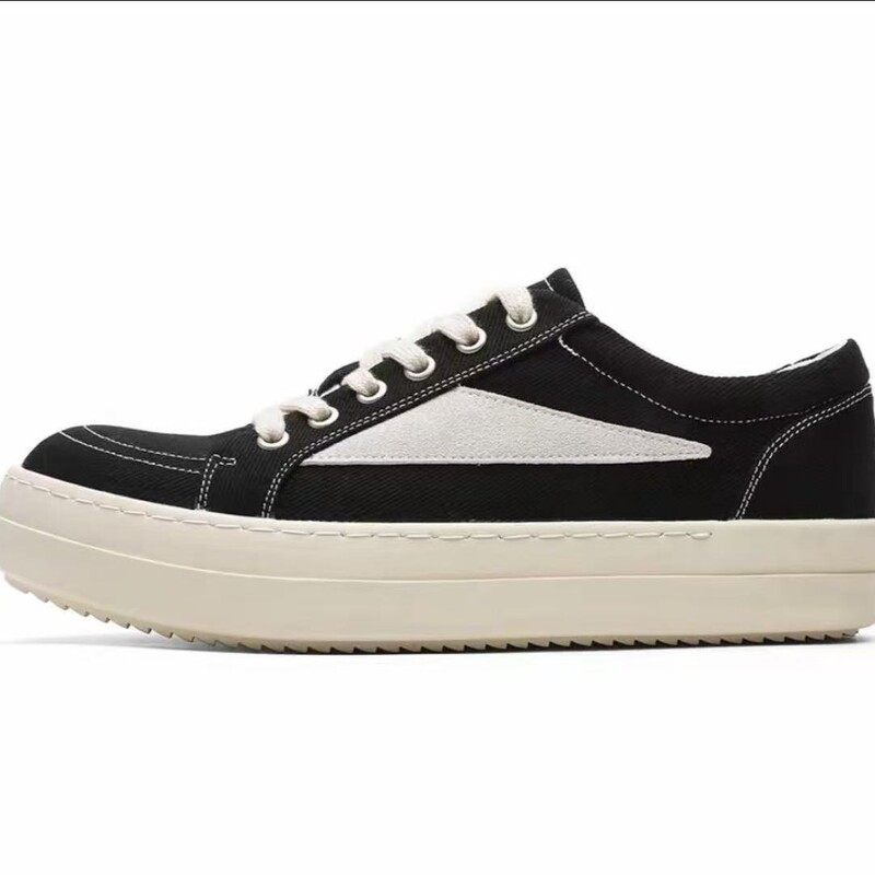 [Canvas Ro Model] Casual Men's Shoes, Summer Breathable Sneakers, Sports Shoes with Internal Height Increase, Lightweight Low-Top Thick Soles