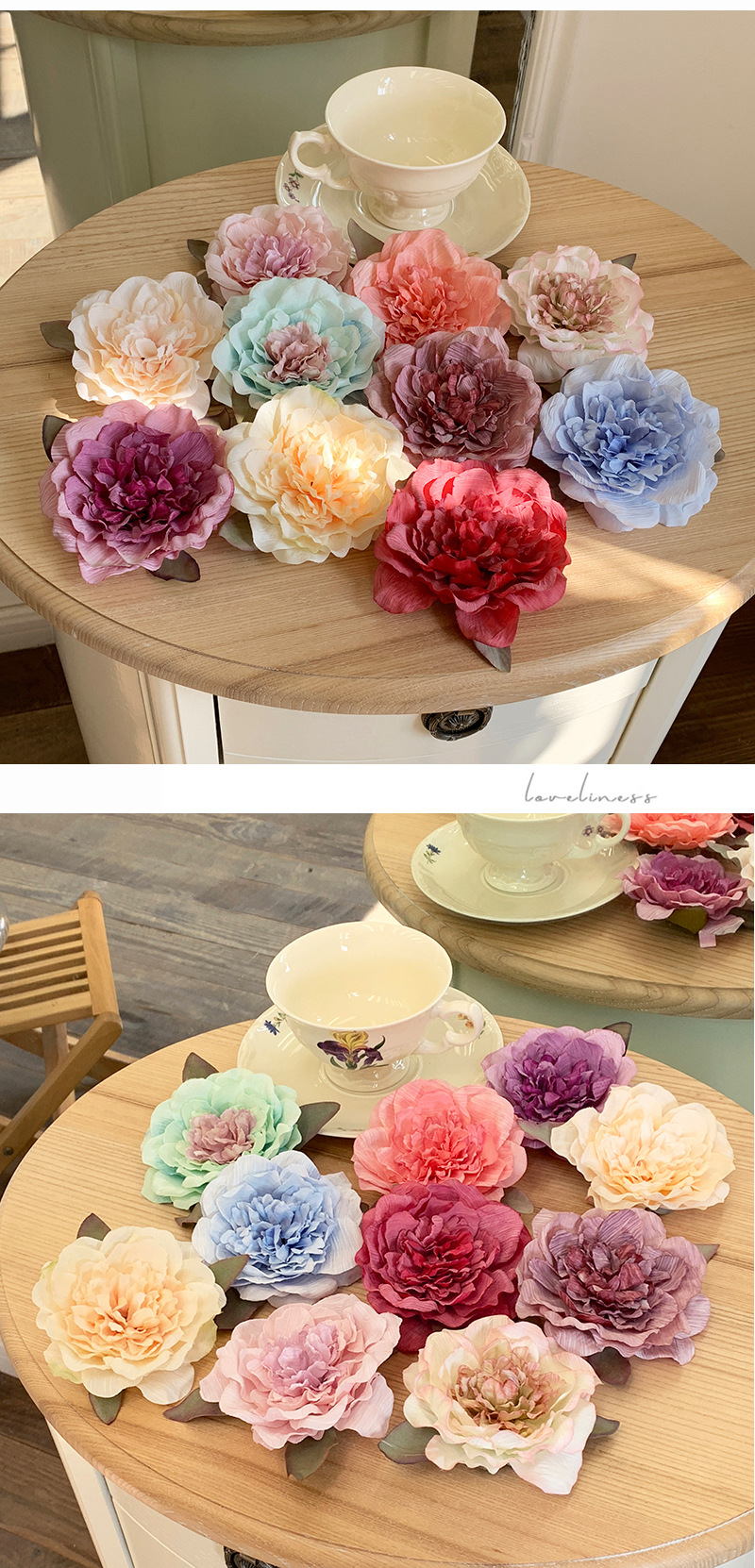 Sweet Simple Style Flower Raw Silk Hair Clip 1 Piece display picture 1