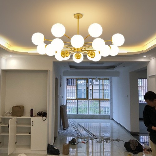 Magic Bean Chandelier Creative Nordic Living Room Lamp Household Grand Bedroom Lamp Simple Modern Restaurant Lamp Wholesale