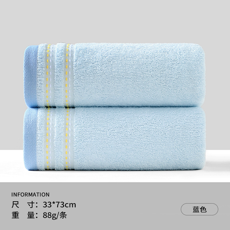 Toallas de algodón puro, tipo A, al por mayor, gruesas, suaves, absorbentes, de poliéster y algodón, toallas faciales para adultos, de secado rápido, para lavarse la cara.