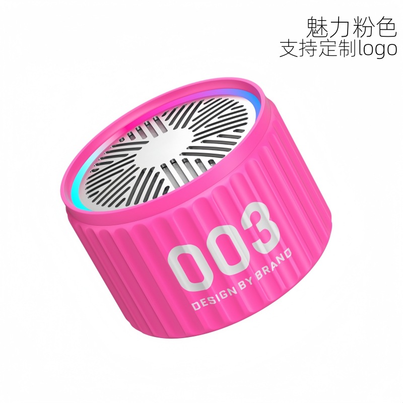 Transfronterizo nuevo metal mini altavoz Bluetooth portátil regalo subwoofer de alta calidad tarjeta de sonido Bluetooth audio