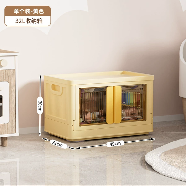 Yellow storage box