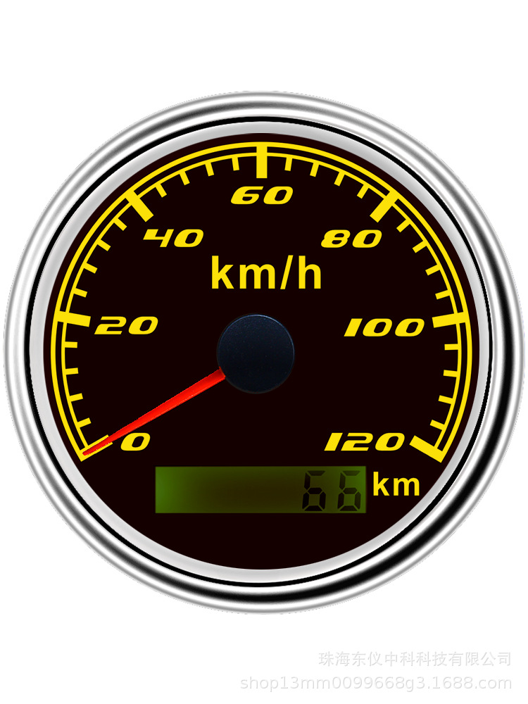 85mm speedometer motorcycle equipped with waterproof GPS speedometer engineering truck truck GPS positioning speedometer