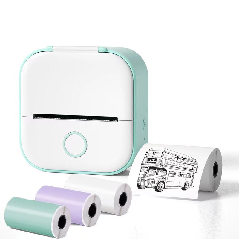 海外版t02家庭用ミスミニポケット携帯bluetoothラベル写真手帳サーマルプリンタ|undefined