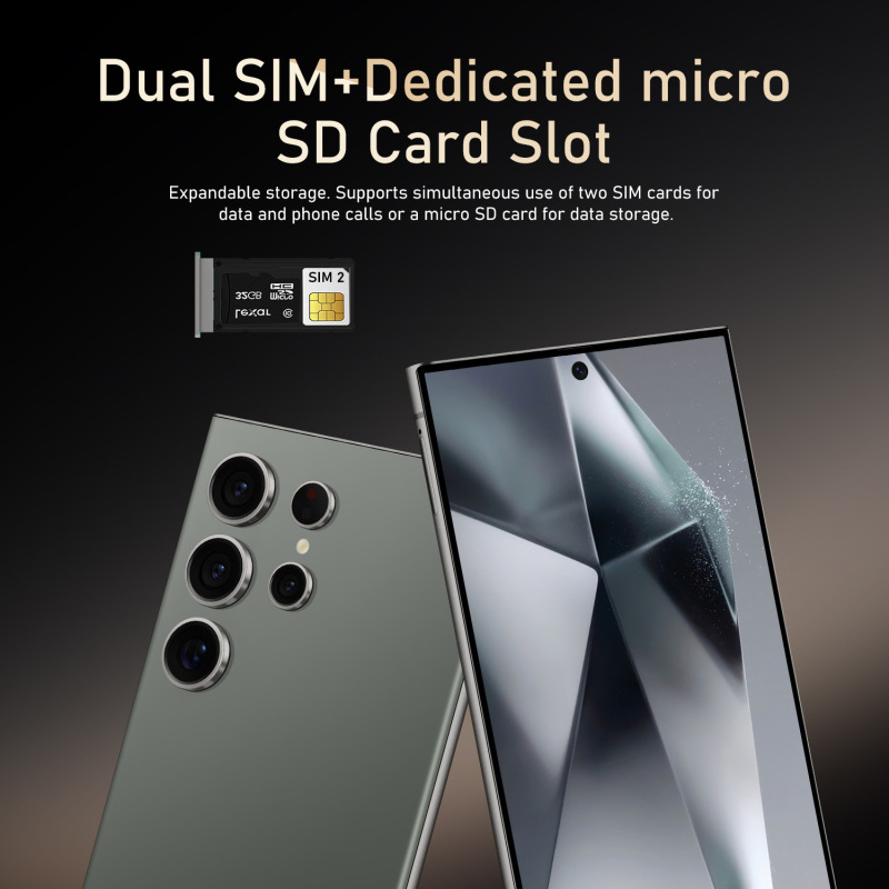 新型S24Ultra+人気商品7.3インチ高解像度16+1T Androidスマート5G携帯電話OTG|undefined
