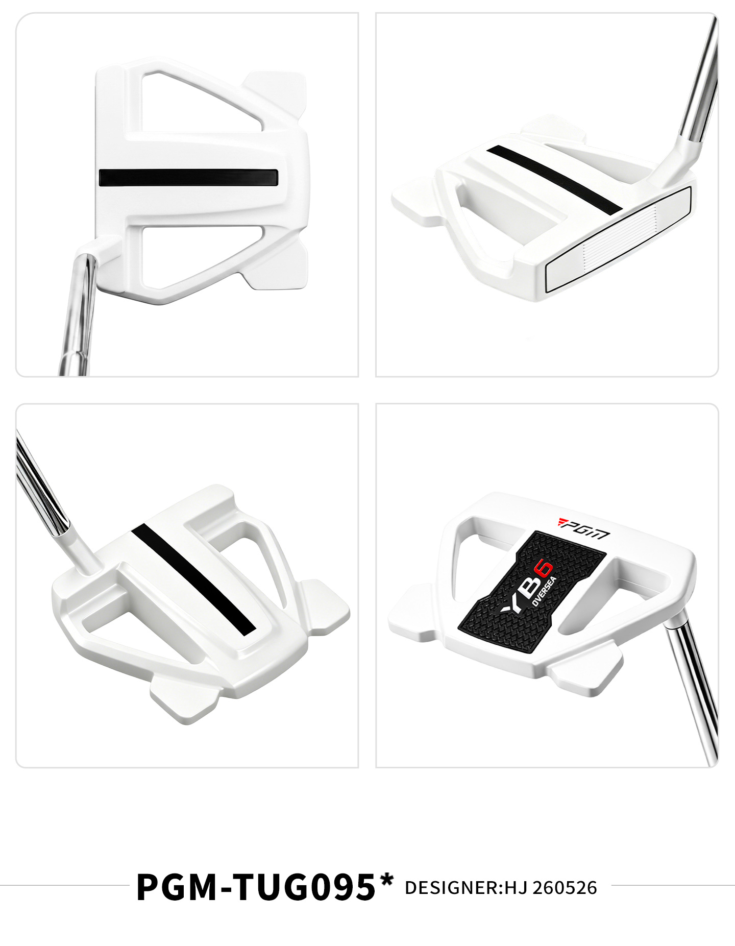 Gậy gạt bóng golf PGM thép không gỉ, đường ngắm dày dài, trọng tâm thấp, độ chính xác cao — Cây gạt bóng đen【Đường ngắm dày dài/Thân thép không gỉ có đốt/Tay cầm chống trượt】TUG095, Cây gạt bóng trắng【Đường ngắm dày dài/Thân thép không gỉ có đốt/Tay cầm chống trượt】TUG095 chi tiết 19