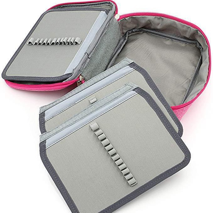 Bolsa de bolígrafo impermeable Amazon 72 colores 120 bolsas de bocetos de gran capacidad desmontables caja de papelería de dibujo a lápiz