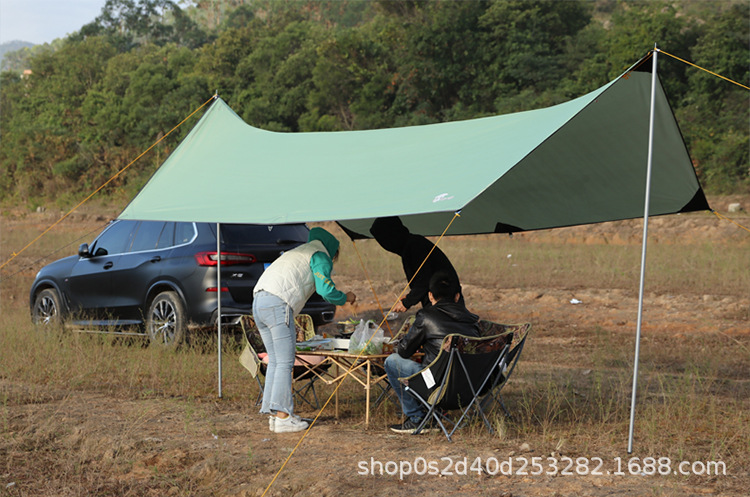 Canopy Outdoor Camping Tent Sun Shelter Ultralight Camping Picnic Rainproof Sunproof Pergola Portable Beach Canopy