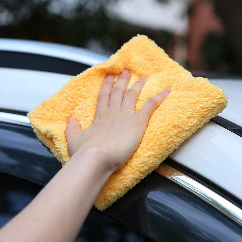 超音波ホットカットエッジレスコーラルベルベット洗車タオル吸水性カットエッジカーワイプソフトロングヘアプミ500g|undefined