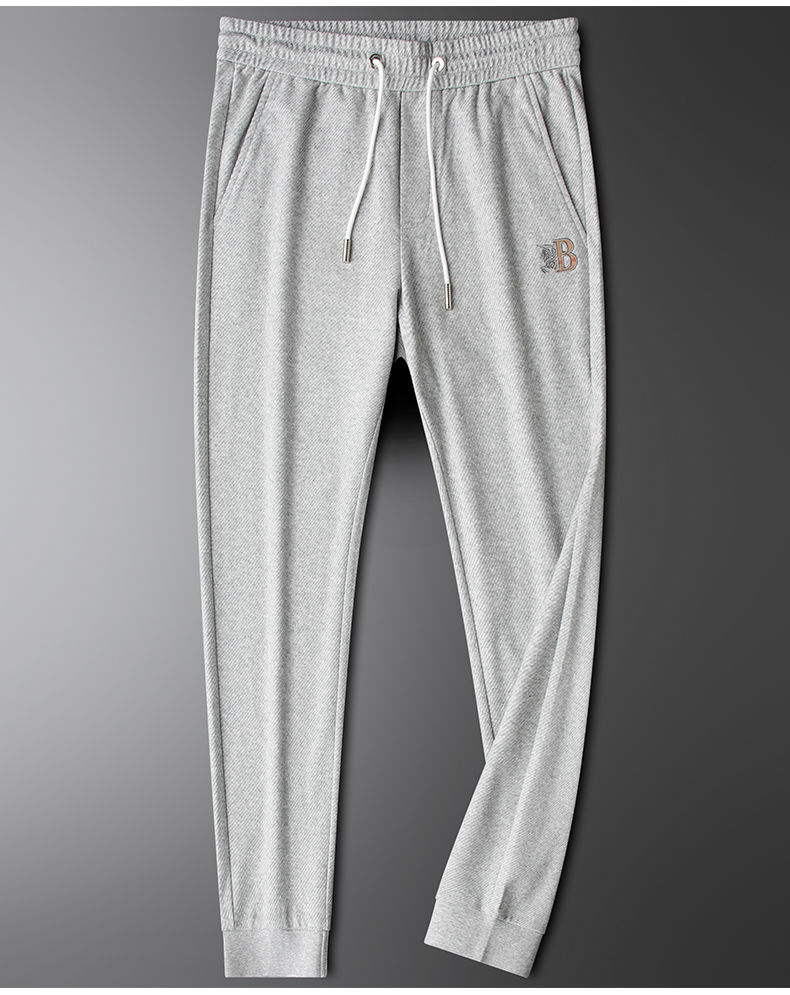 Herren Sweatpants Slim Fit Bestickt Für Sport Und Freizeit_voghion.com