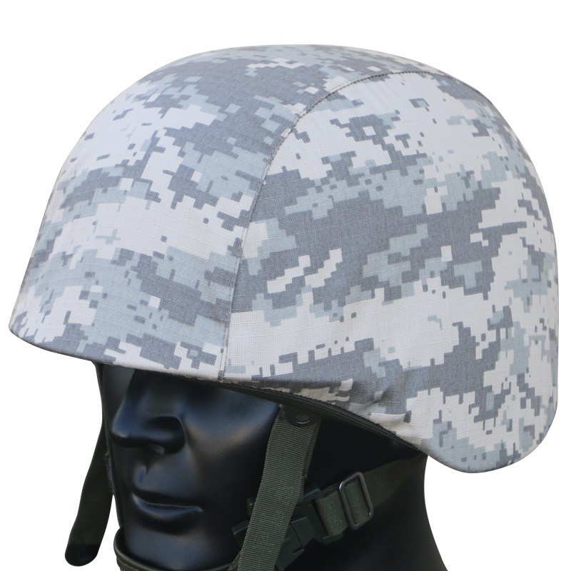 03 Kevlar casco nuevo camuflaje táctico cubierta de casco gancho elástico entrenamiento protector cubierta de casco de acero stock