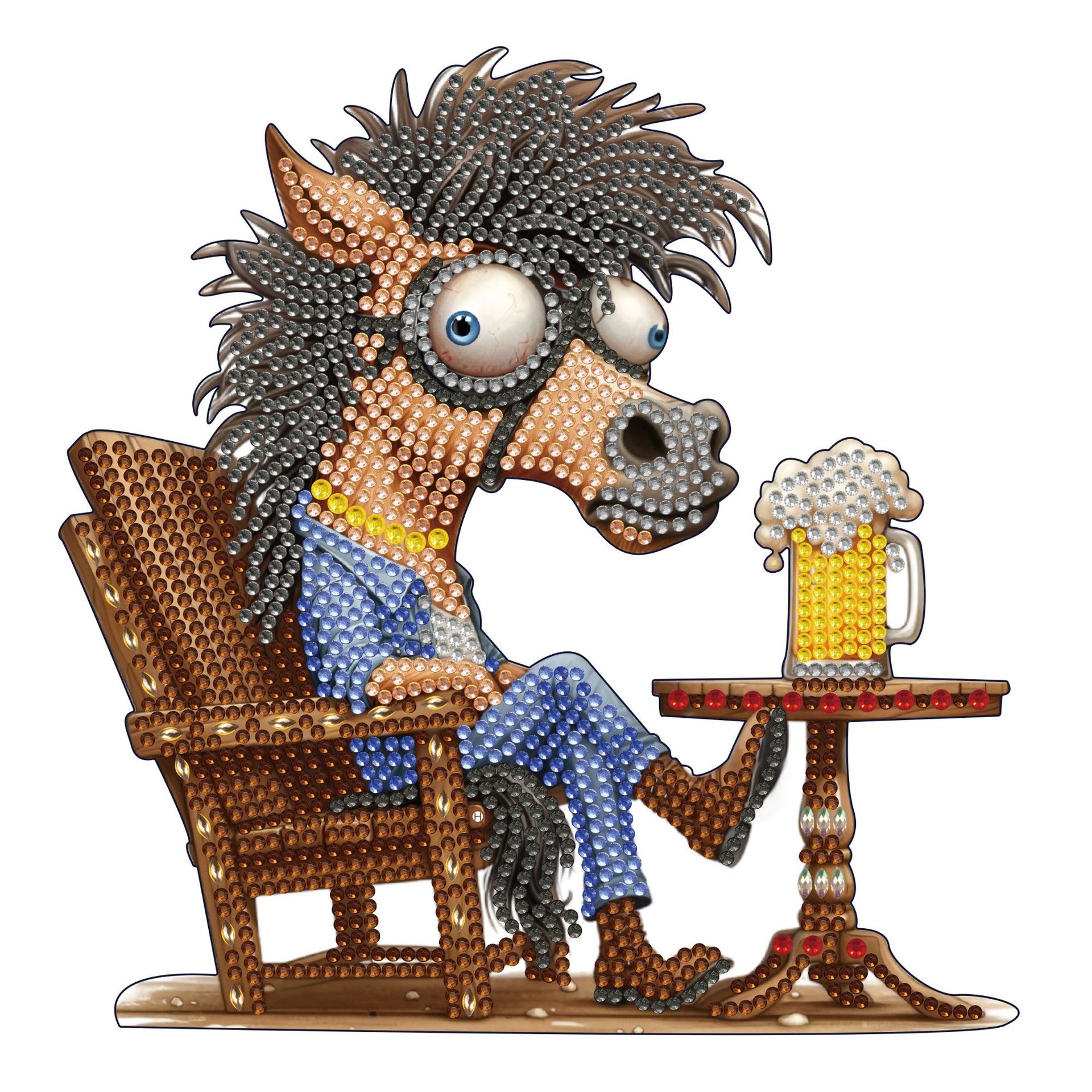 Pintura de diamantes 5D transfronteriza hecha a mano DIY, adorno de juguete de cartón tridimensional, dinosaurio de dibujos animados, pintura de diamantes para niños.