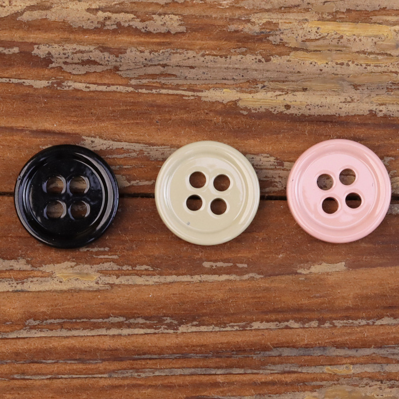 Spring and Summer Colorful Pearl Shell Thin-Edged Pink Matcha Green Shirt Silk Buttons Four-Hole 11.5mm Pink Buttons Spring and Summer Colorful Pearl Shell Thin-Edged Pink Matcha Green Shirt Silk Buttons Four-Hole 11.5mm Pink Buttons