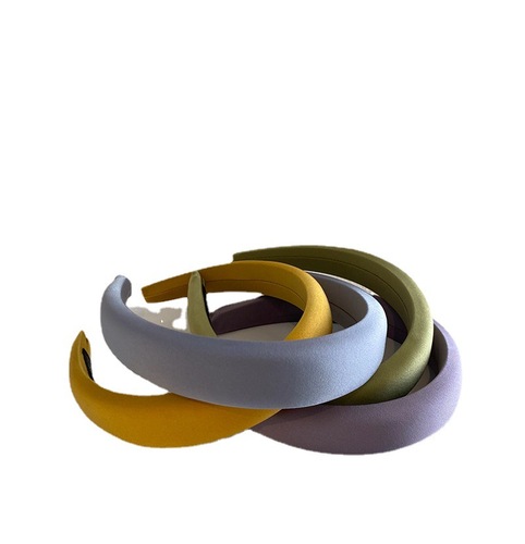 Korean summer fresh blue-green high headband hair accessory butterscotch color wide-brimmed hairband internet celebrity hairpin