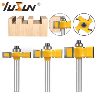 Yusheng three-piece four-blade ball T-knife 1/4 handle woodworking milling tool slotted knife carving trimming machine tool head
