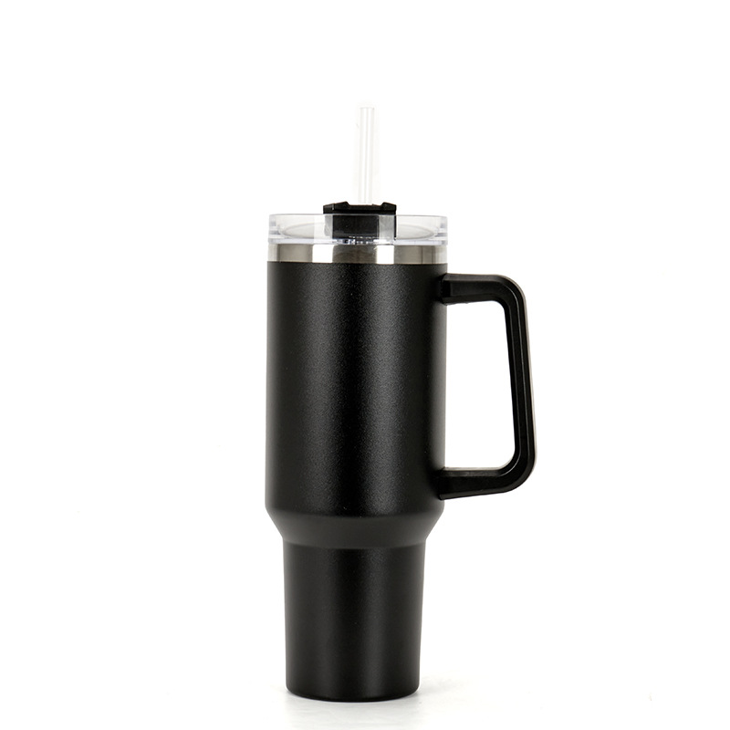 Comercio exterior 40oz taza de coche de acero inoxidable gran capacidad de aislamiento de doble capa retención de frío taza de hielo taza de cerveza de coche con mango