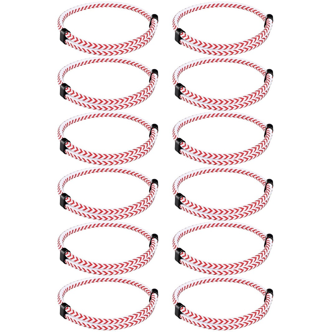 아마존 베스트셀러 손으로 짠 십자가 팔찌 야구 농구 스포츠 스택 팔찌 도매