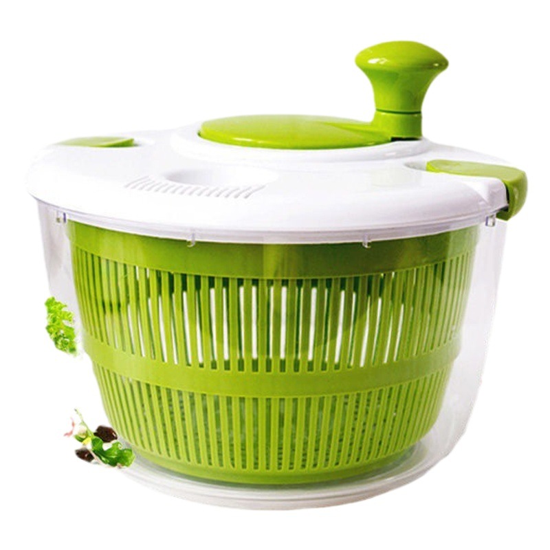 Cesta de verduras secas deshidratador grande cuenca de lavado de verduras máquina de secado manual cocina creativa cesta de drenaje de frutas