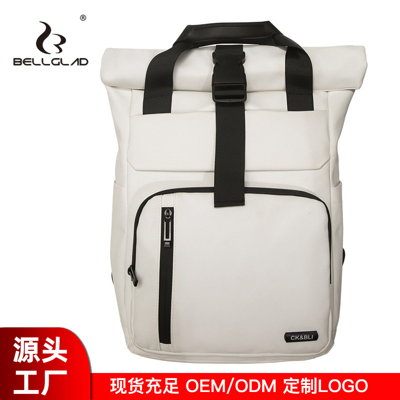 New Roll Top Business Backpack Large Capacity Backpack Casual Trendy Travel Backpack Travel Travel Backpack Wholesale