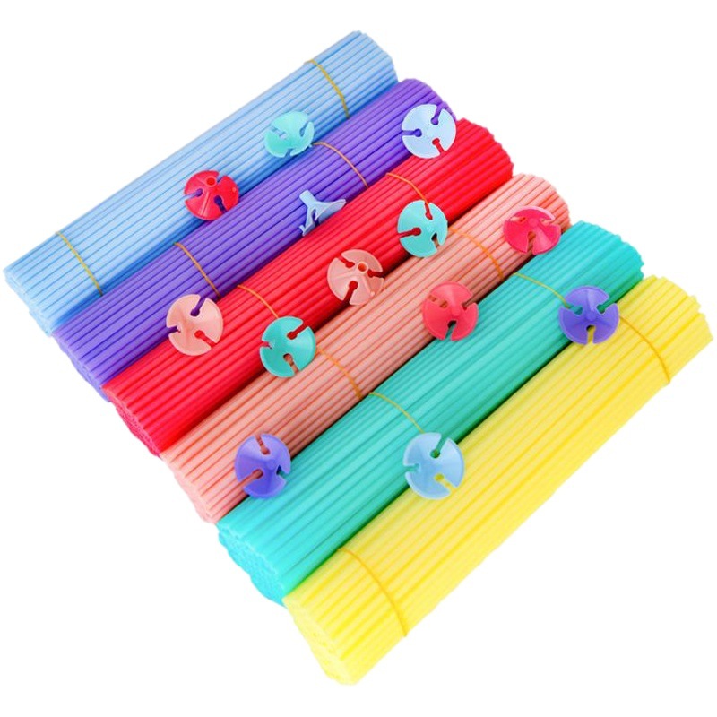 40cm transparent latex balloon support Rod thickened thickened color mop Rod balloon support Rod balloon support rod