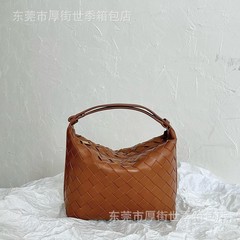 版の楊冪に対して同じ工場の皮のWallace編み物の要素の工場の小さい羊の皮の肩の背の弁当箱の女性のカバンを編みます。